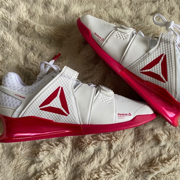 Reebok Shoes - NWT Reebok Pink/White Legacy Lifter Shoes - W8.5 US
